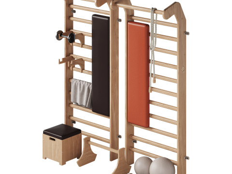 Gym equipments 3D Model