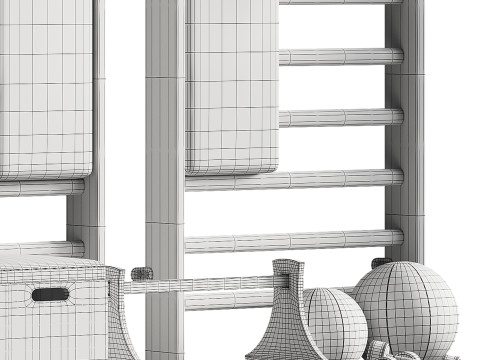 Gym equipments 3D Model
