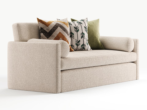 Kipton Sofa 3D Model