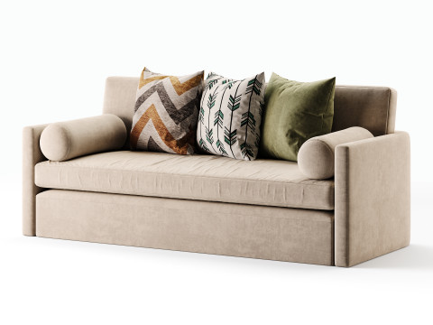 Kipton Sofa 3D Model