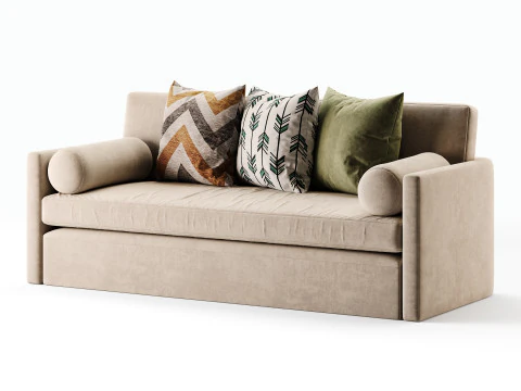 Kipton Sofa 3D Model