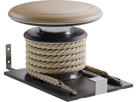 LINA-SET Premium Gym Battle Rope Modelo 3D