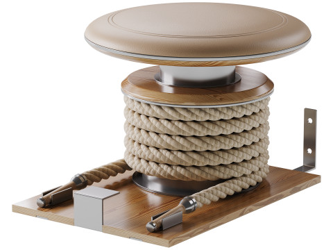 LINA-SET Premium Gym Battle Rope Modelo 3D