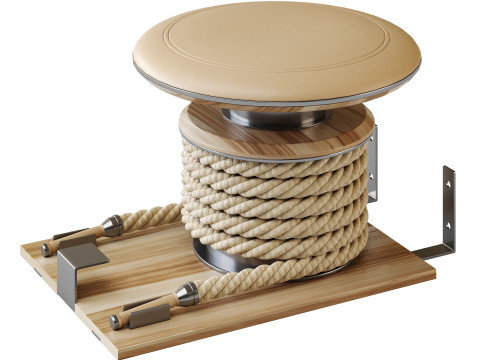 LINA-SET Premium Gym Battle Rope Modelo 3D