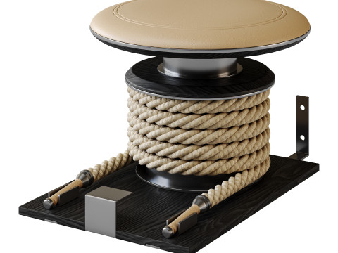 LINA-SET Premium Gym Battle Rope Modelo 3D