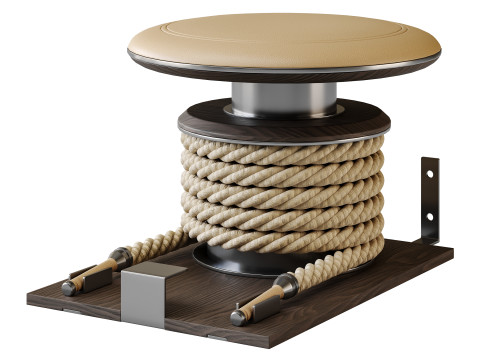 LINA-SET Premium Gym Battle Rope Modelo 3D