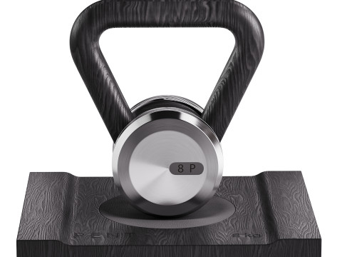 LOVA Kettlebell With Wooden Stand 3D Model
