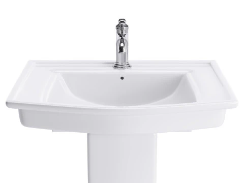 LOWE Pedestal Sink 3D Model