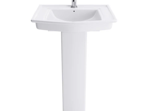 LOWE Pedestal Sink 3D Model