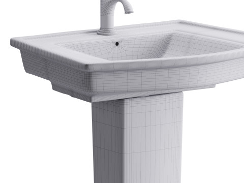 LOWE Pedestal Sink Modelo 3D