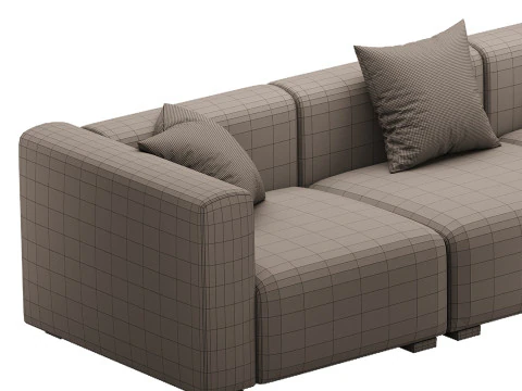 MAGS 3 SEATER COMBINATION 1 3D Model