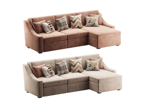 आधुनिक सोफ़ा माइक 280X160 3D मॉडल