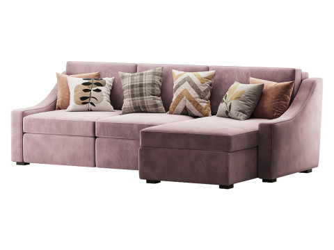 Modern sofa Mike 280X160 Model 3D