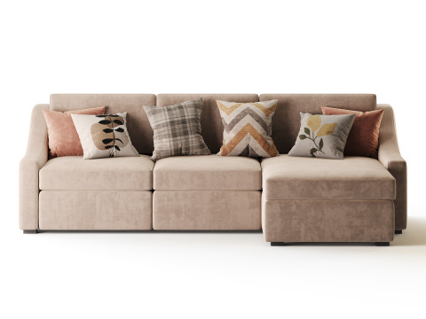 Modern sofa Mike 280X160 Model 3D