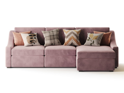 Modern sofa Mike 280X160 Model 3D