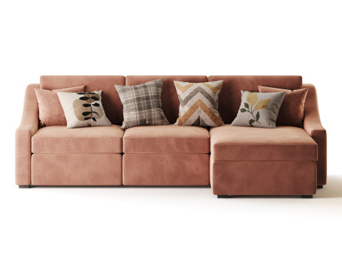 Modern sofa Mike 280X160 Model 3D