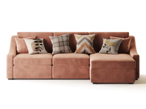 Modern sofa Mike 280X160 3D Model