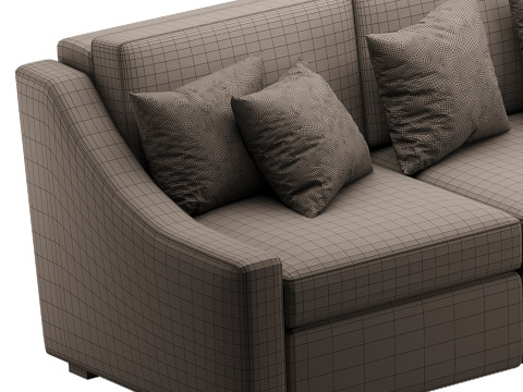 Modern sofa Mike 280X160 Model 3D