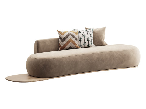 Niz Boucle Green Organic Sofa 3D मॉडल