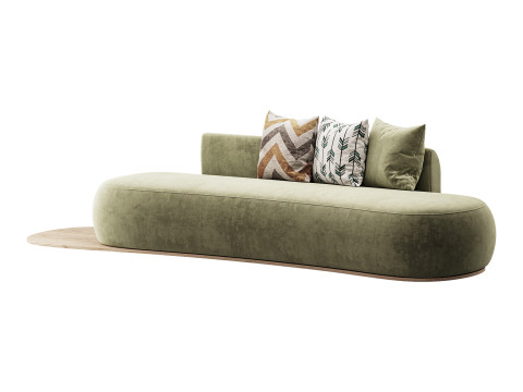 Niz Boucle Green Organic Sofa 3D मॉडल