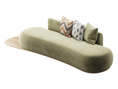 Niz Boucle Green Organic Sofa 3D मॉडल