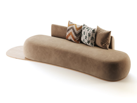 Niz Boucle Green Organic Sofa 3D मॉडल