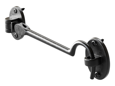 Oil Rubbed Bronze Finish Solid Brass Swivel Pivot Style Cabin Eyelet Latches Modello 3D