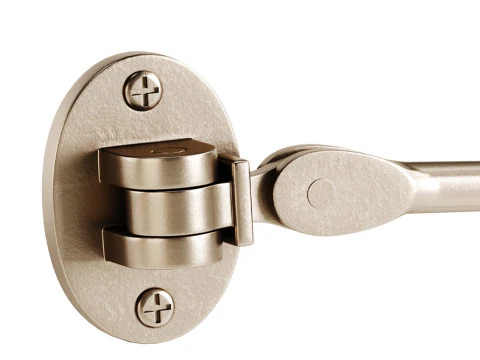 Oil Rubbed Bronze Finish Solid Brass Swivel Pivot Style Cabin Eyelet Latches 3D Model