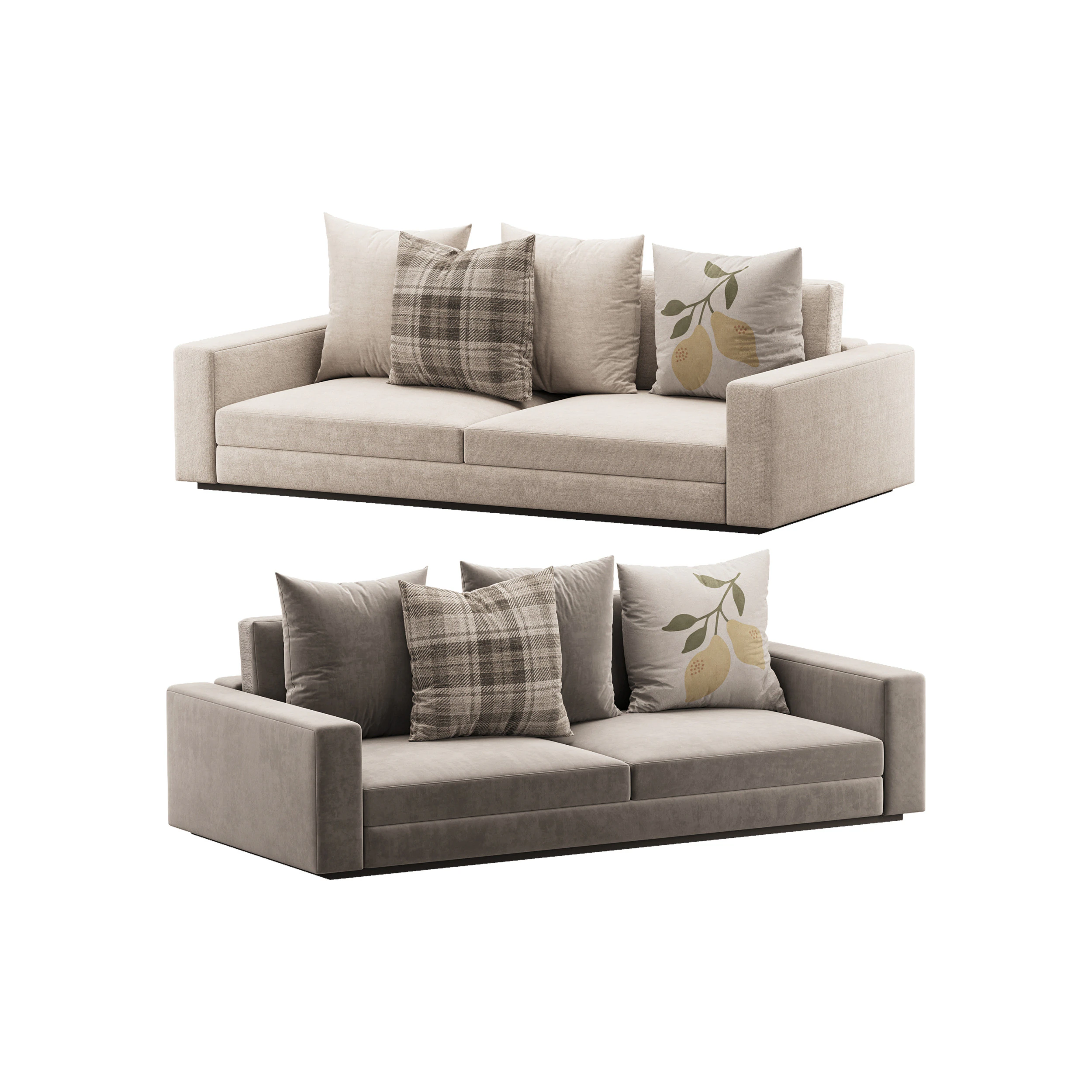 SOFA REVERSI 3D Model .c4d .max .obj .3ds .fbx .stl .blend 