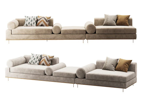 Sofa Sallas 3D Model