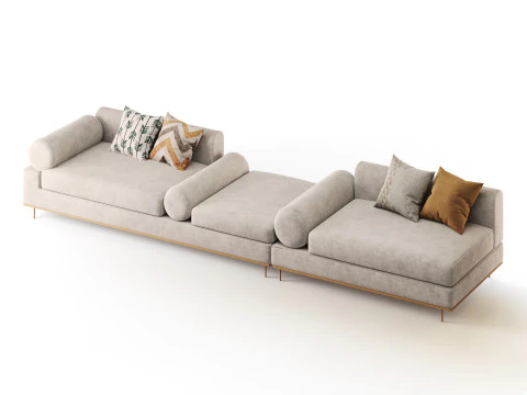 Sofa Sallas 3D Model