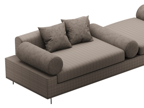 Sofa Sallas Modelo 3D