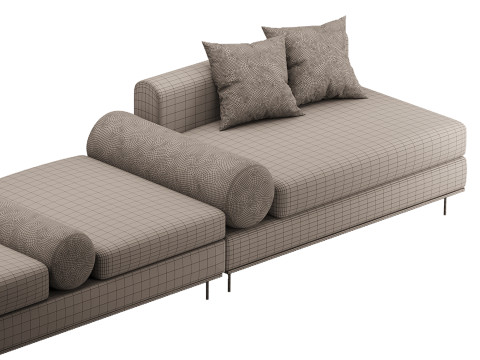 Sofa Sallas Modelo 3D