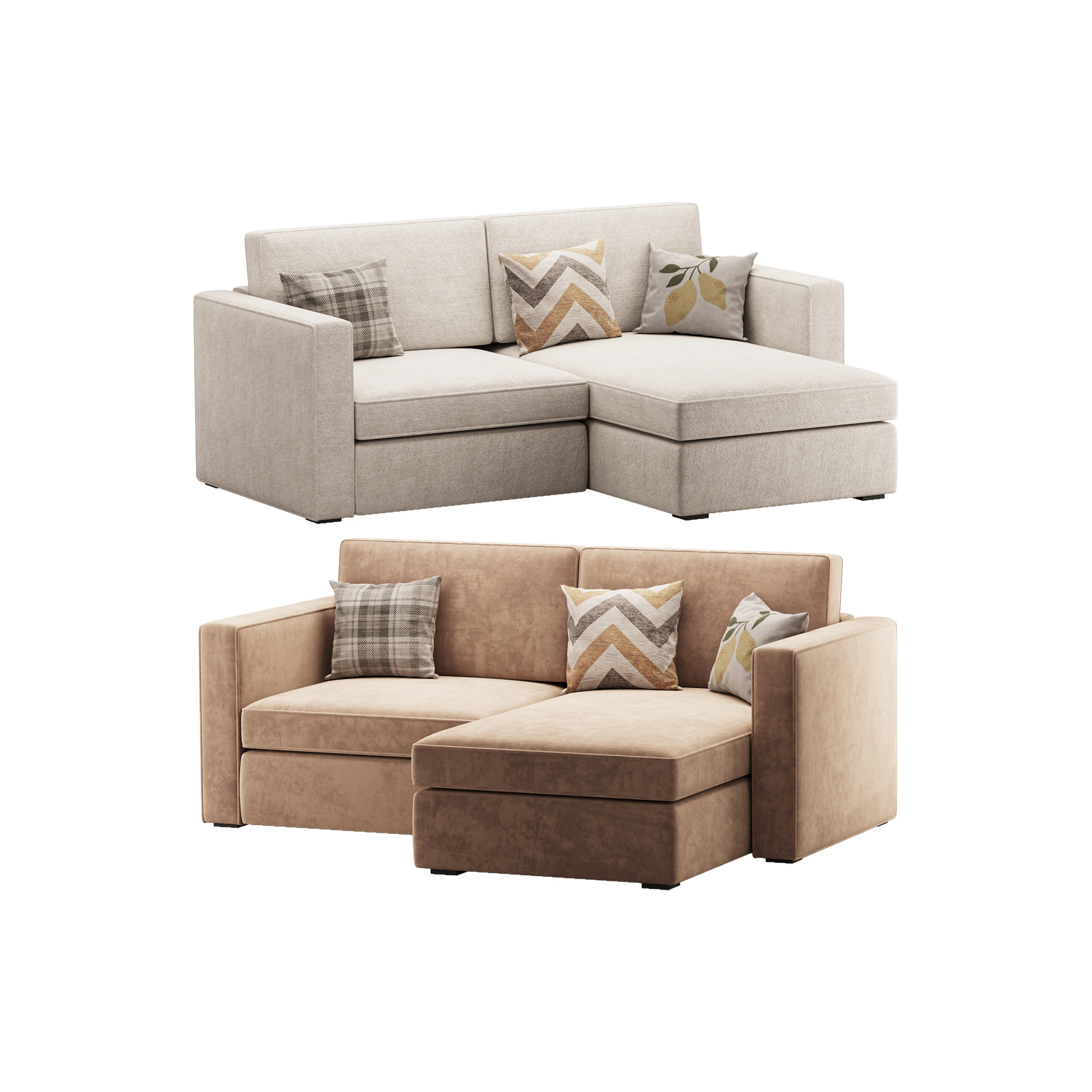 Sofa Steve 3 3D Model .c4d .max .obj .3ds .fbx .stl .blend