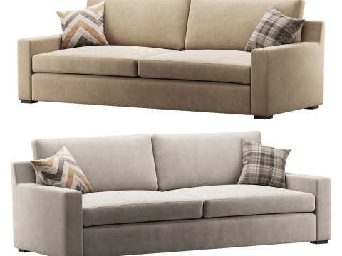 Sutton Large Sofa 3D-Modell