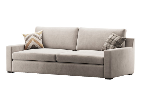 Sutton Large Sofa 3D-Modell