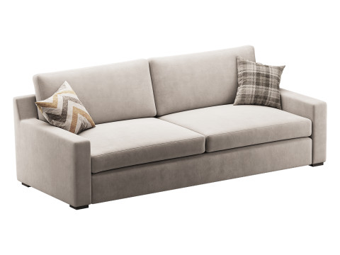 Sutton Large Sofa 3D-Modell