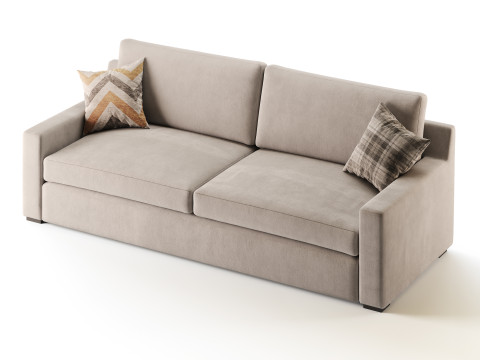 Sutton Large Sofa 3D-Modell