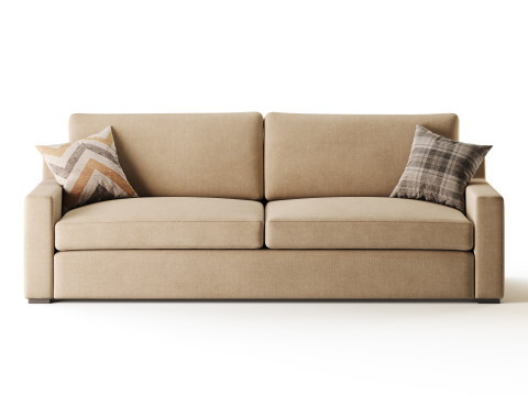 Sutton Large Sofa 3D-Modell