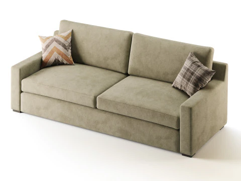 Divano grande Sutton Modello 3D