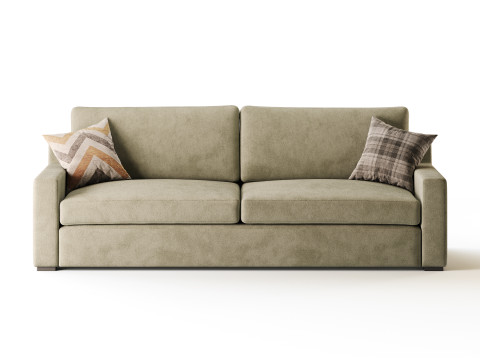 Sutton Large Sofa 3D-Modell