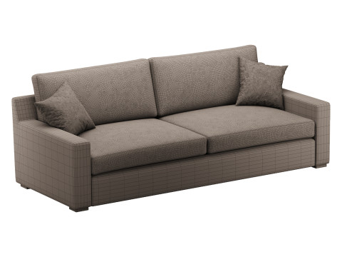 Sutton Large Sofa 3D-Modell