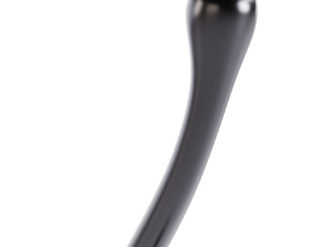 Wrought Iron Double Hook Black for Coats Towels Robes 3D Модель