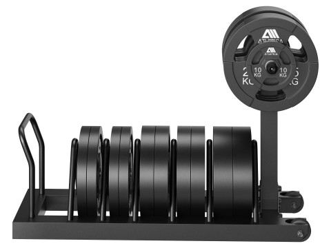 Tusker mobile weight plate rack Model 3D
