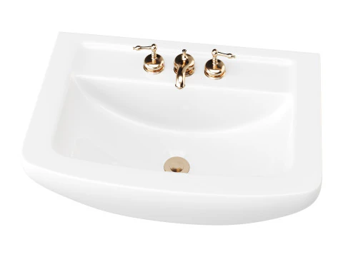 Lavabo da bagno a parete Vega Small Modello 3D