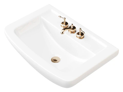 Lavabo da bagno a parete Vega Small Modello 3D