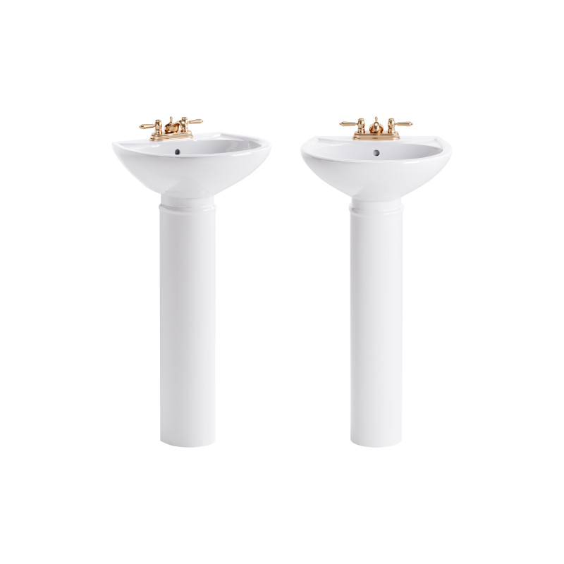 White Bathroom Sink 3D Model .c4d .max .obj .3ds .fbx .stl .blend 