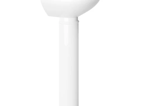 White Bathroom Sink 3D Model