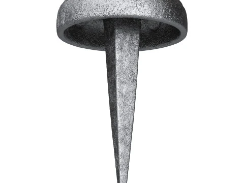 Wrought Iron Nails 3D Model