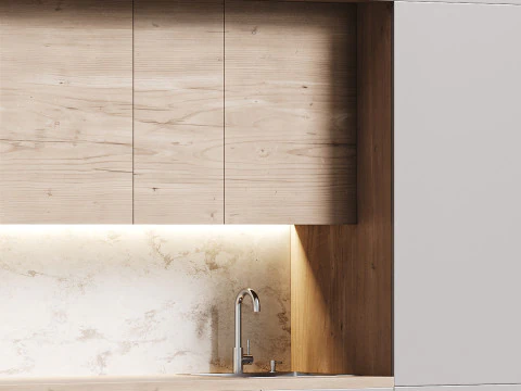 cocina moderna 02 Modelo 3D